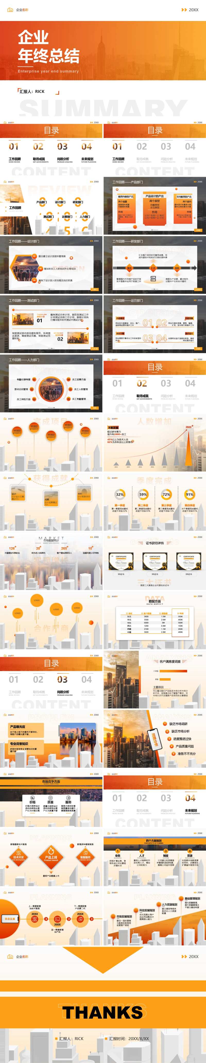 企业年终总结PPT-采灵感-cailinggan.com