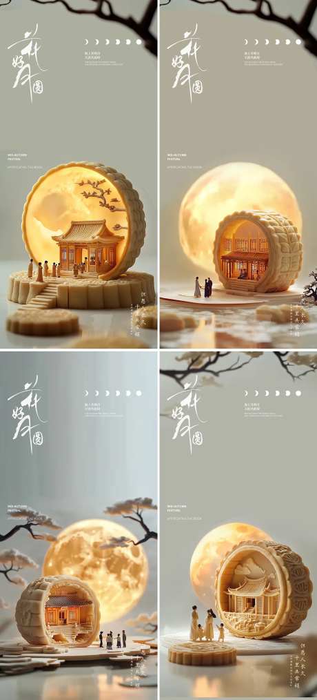 中秋节AI生成海报-采灵感-https://www.cailinggan.com/