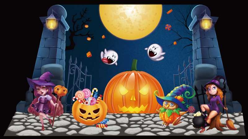 万圣节打卡墙-采灵感-cailinggan.com