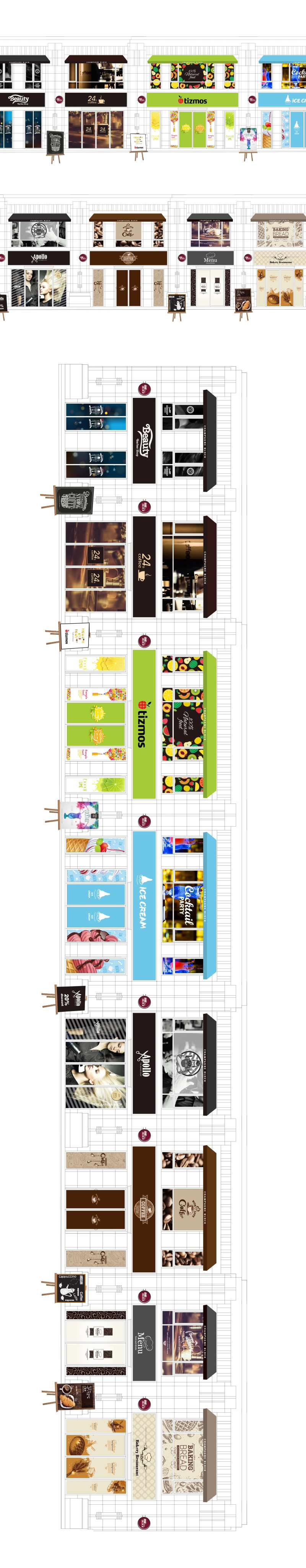 商铺包装门头玻璃贴-采灵感-cailinggan.com