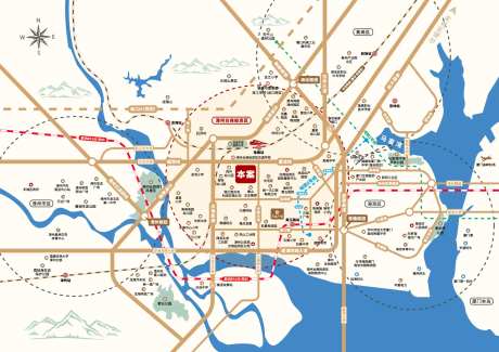 产业园区位图海报-采灵感-https://www.cailinggan.com/