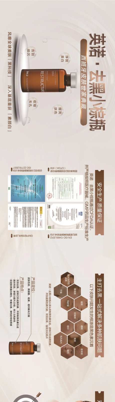 医美整形英诺小棕瓶产品海报长图-采灵感-https://www.cailinggan.com/
