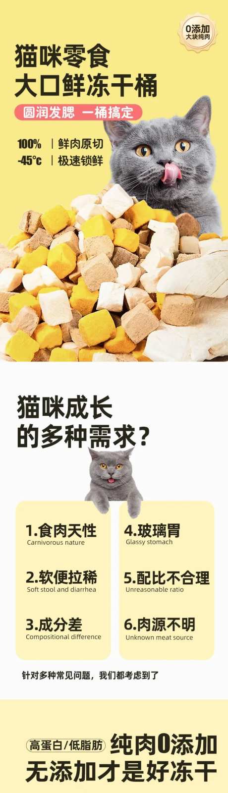 猫咪冻干零食促销详情页-采灵感-https://www.cailinggan.com/