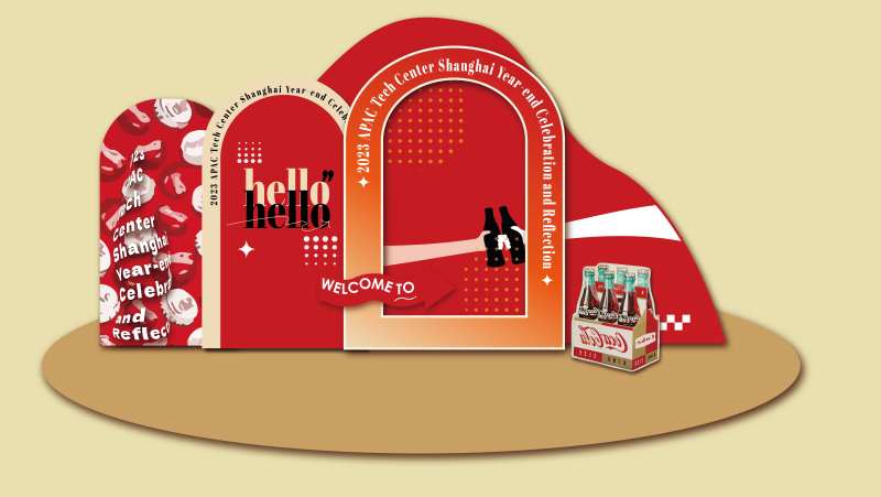 可乐主题派对美陈-采灵感-cailinggan.com