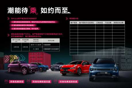 智能汽车活动背景板-采灵感-cailinggan.com