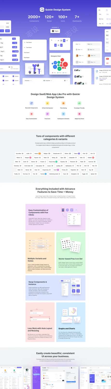 Quickr Design System ui设计-采灵感-https://www.cailinggan.com/