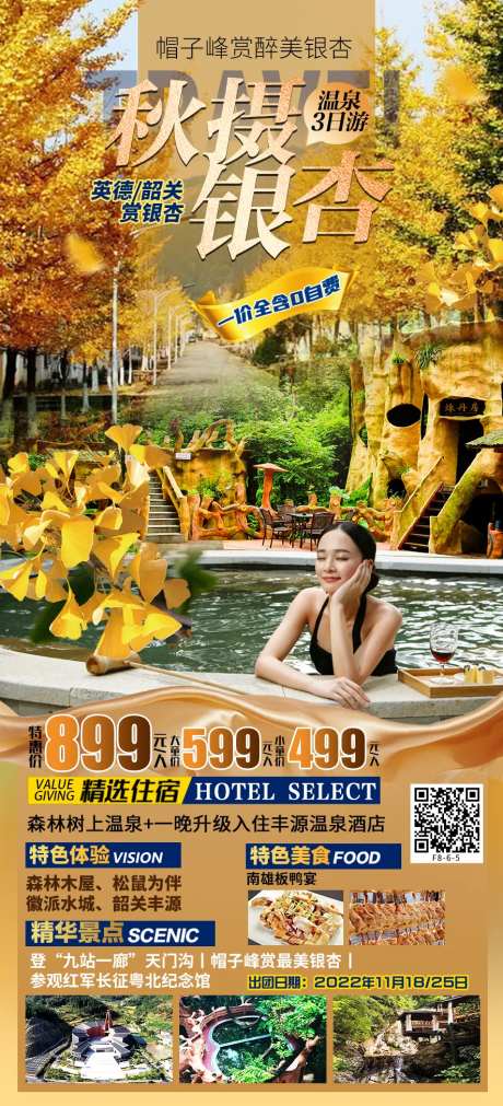 秋摄银杏旅游海报-采灵感-https://www.cailinggan.com/