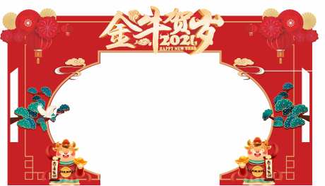 新年造型门-采灵感-https://www.cailinggan.com/