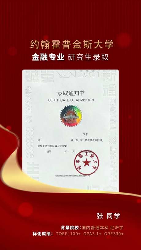 录取通知喜报-采灵感-https://www.cailinggan.com/