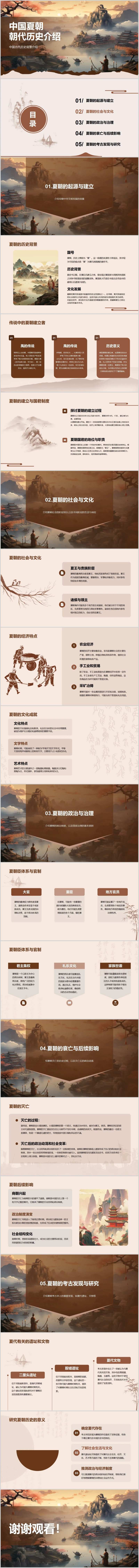 夏朝朝代历史介绍PPT-采灵感-cailinggan.com