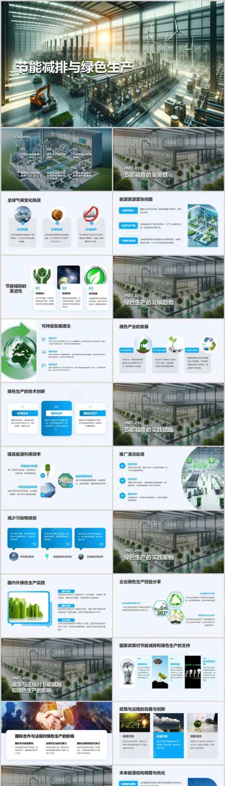 节能减排与绿色生产PPT-采灵感-https://www.cailinggan.com/