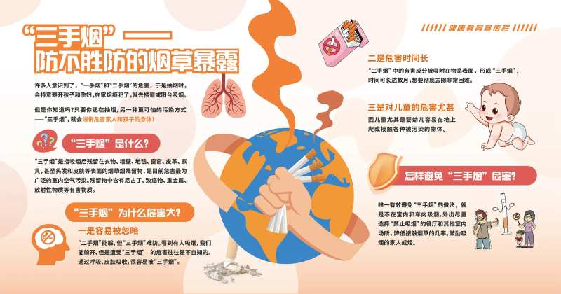 吸烟危害文化墙-采灵感-cailinggan.com