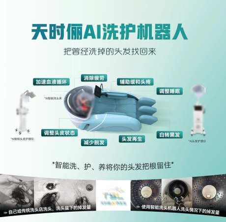 AI养发机器人海报展板-采灵感-https://www.cailinggan.com/