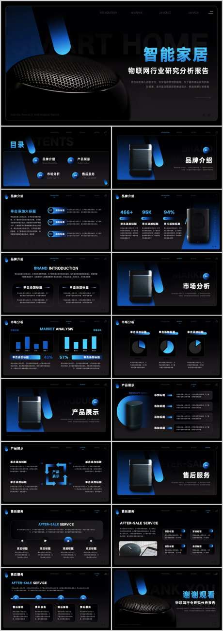 物联网行业研究分析报告PPT-采灵感-https://www.cailinggan.com/