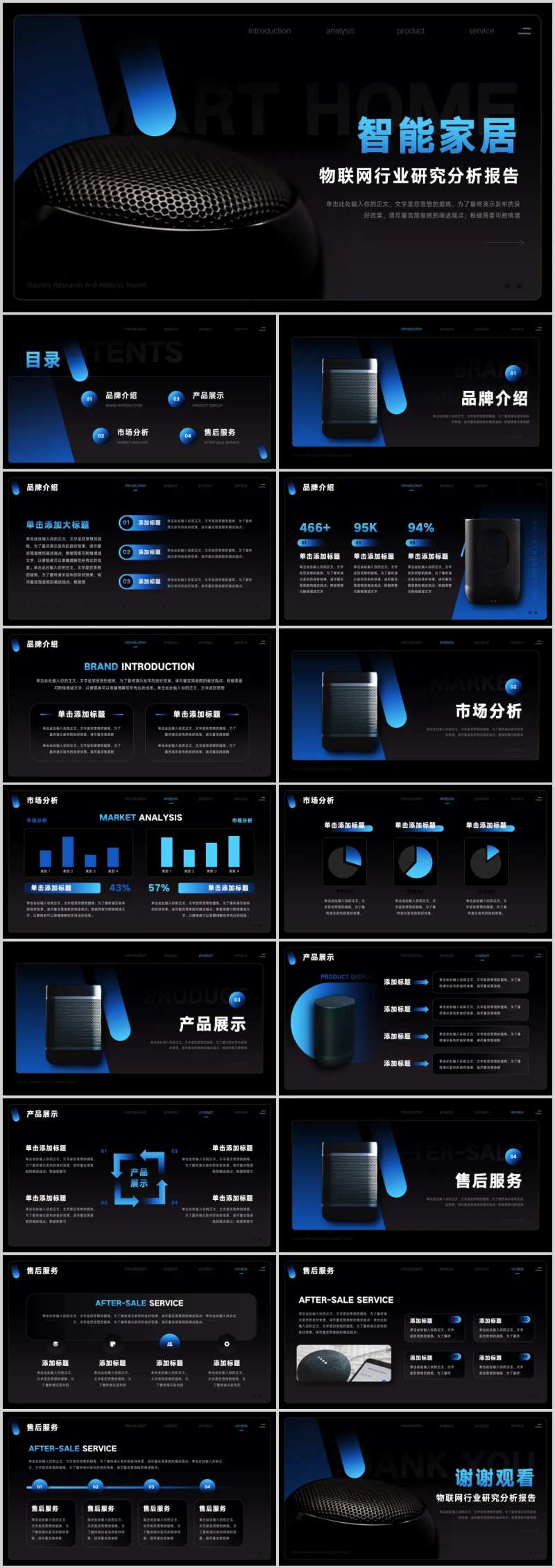 物联网行业研究分析报告PPT-采灵感-cailinggan.com