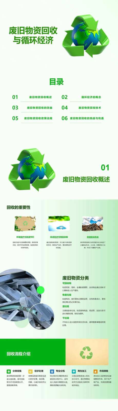 废旧物资回收与循环经济PPT-采灵感-https://www.cailinggan.com/