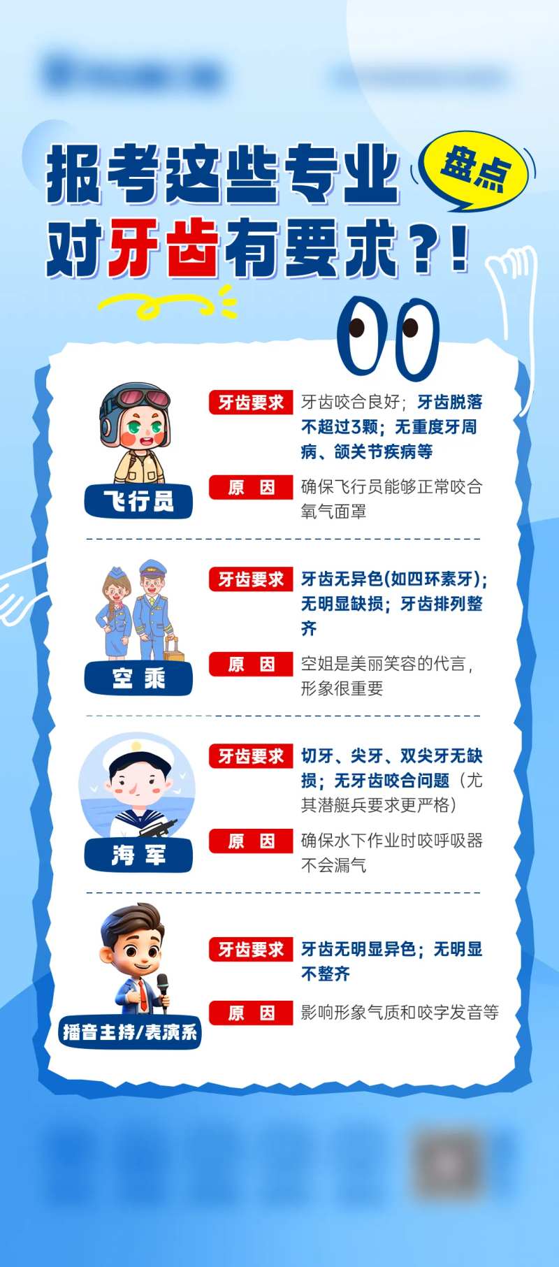 牙齿要求科普海报-采灵感-cailinggan.com