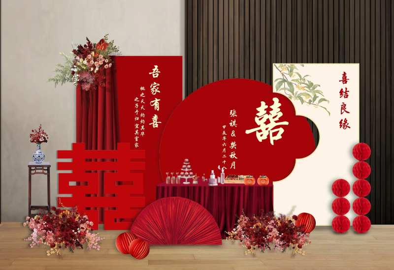 新中式订婚宴-采灵感-cailinggan.com