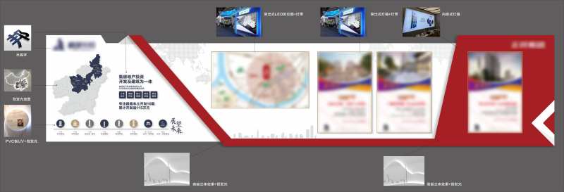 营销中心文化墙-采灵感-cailinggan.com