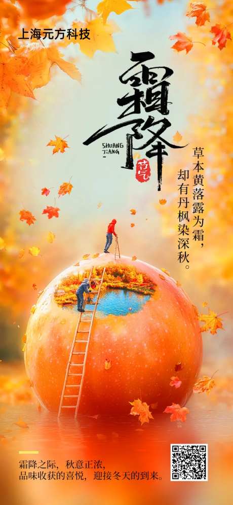 霜降海报-采灵感-cailinggan.com