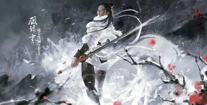 电竞游戏角色宣传背景板-采灵感-cailinggan.com