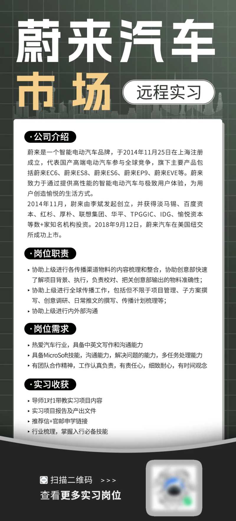 名企实习岗位介绍海报-采灵感-cailinggan.com