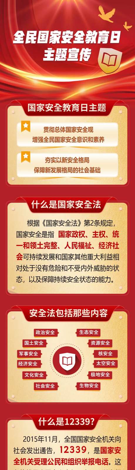 全民国家安全教育日主题宣传海报长图-采灵感-https://www.cailinggan.com/