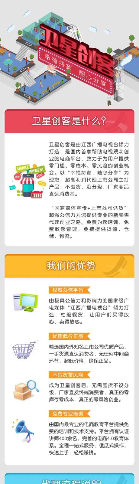 电商平台简介海报长图-采灵感-https://www.cailinggan.com/