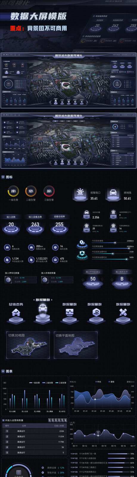大屏组件图标设计-采灵感-https://www.cailinggan.com/