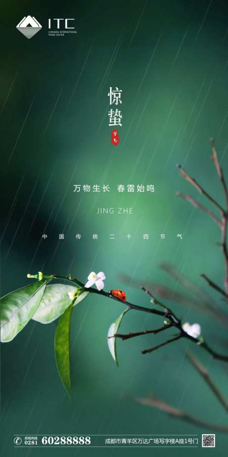 2020惊蛰海报二十四节气-采灵感-https://www.cailinggan.com/