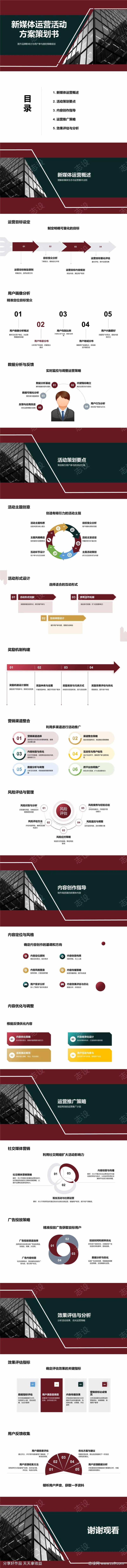 新媒体运营活动方案策划书PPT-采灵感-cailinggan.com