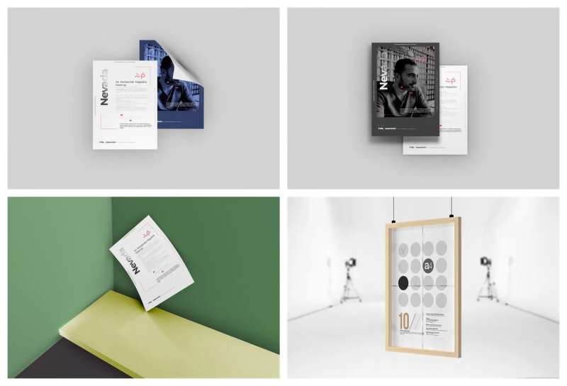 画册画框海报相框样机-采灵感-cailinggan.com