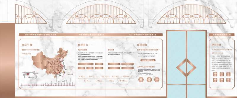 别墅品牌墙工艺工法背景板-采灵感-cailinggan.com