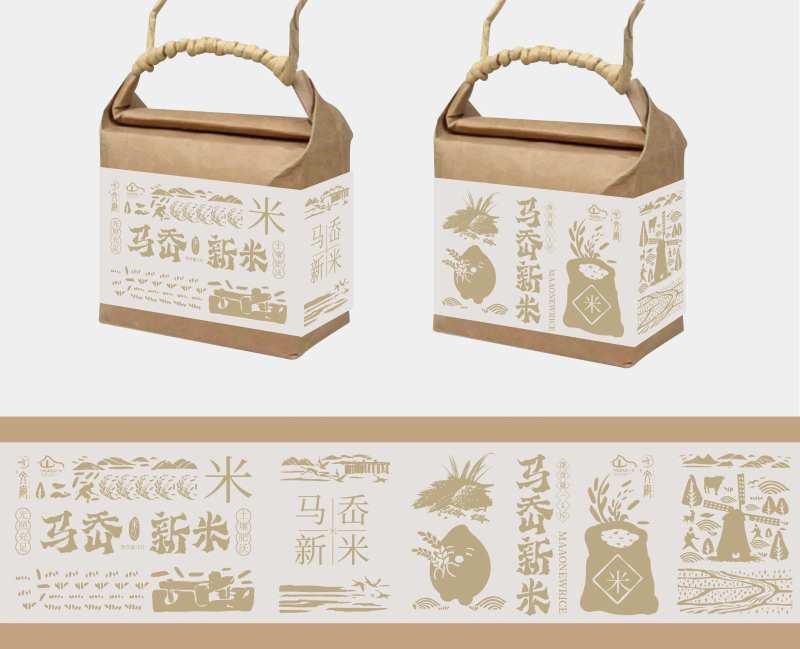 大米包装设计-采灵感-cailinggan.com