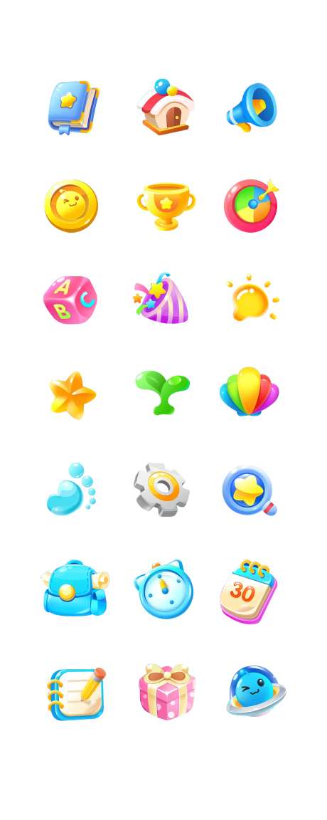 3D立体图标-采灵感-https://www.cailinggan.com/