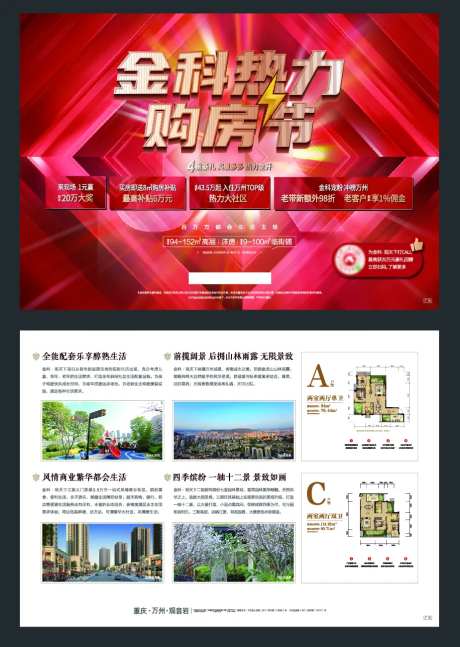 DM热力房地产热销海报-采灵感-https://www.cailinggan.com/