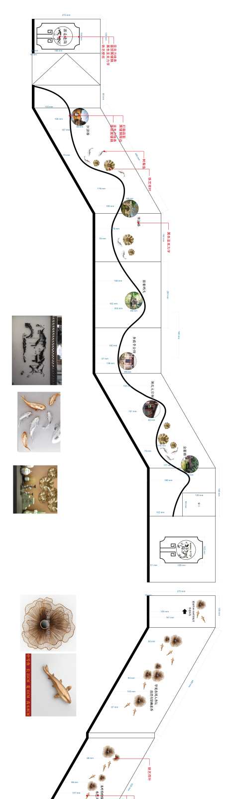 地产看楼通道文化墙广告展板-采灵感-https://www.cailinggan.com/