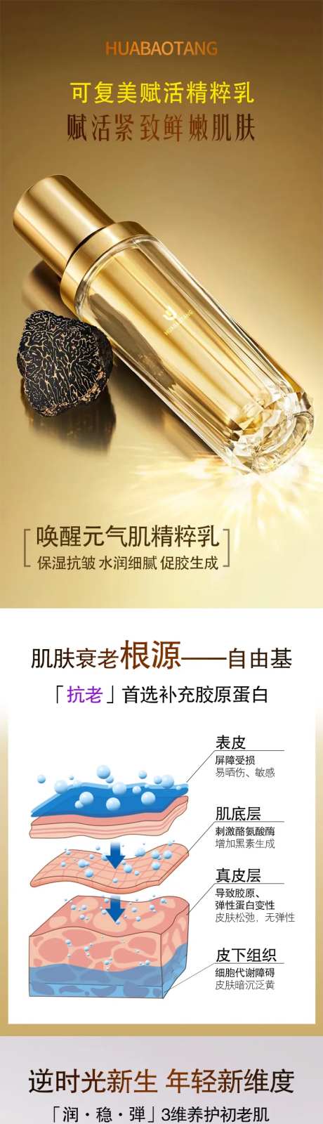 化妆品可复美赋活精粹乳电商详情页-采灵感-https://www.cailinggan.com/