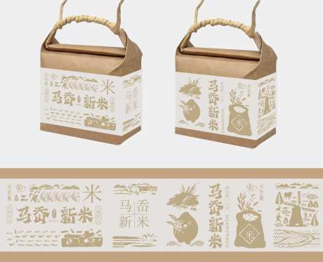 大米包装设计-采灵感-https://www.cailinggan.com/