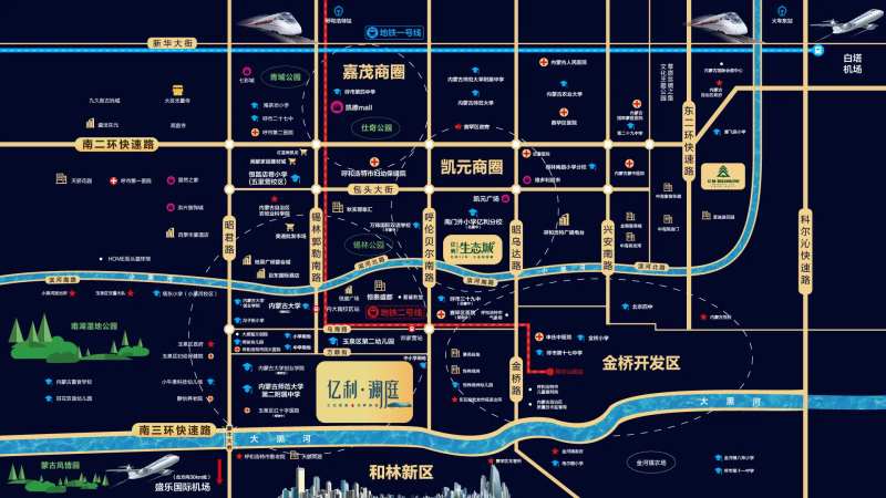 地产区位图设计-采灵感-cailinggan.com