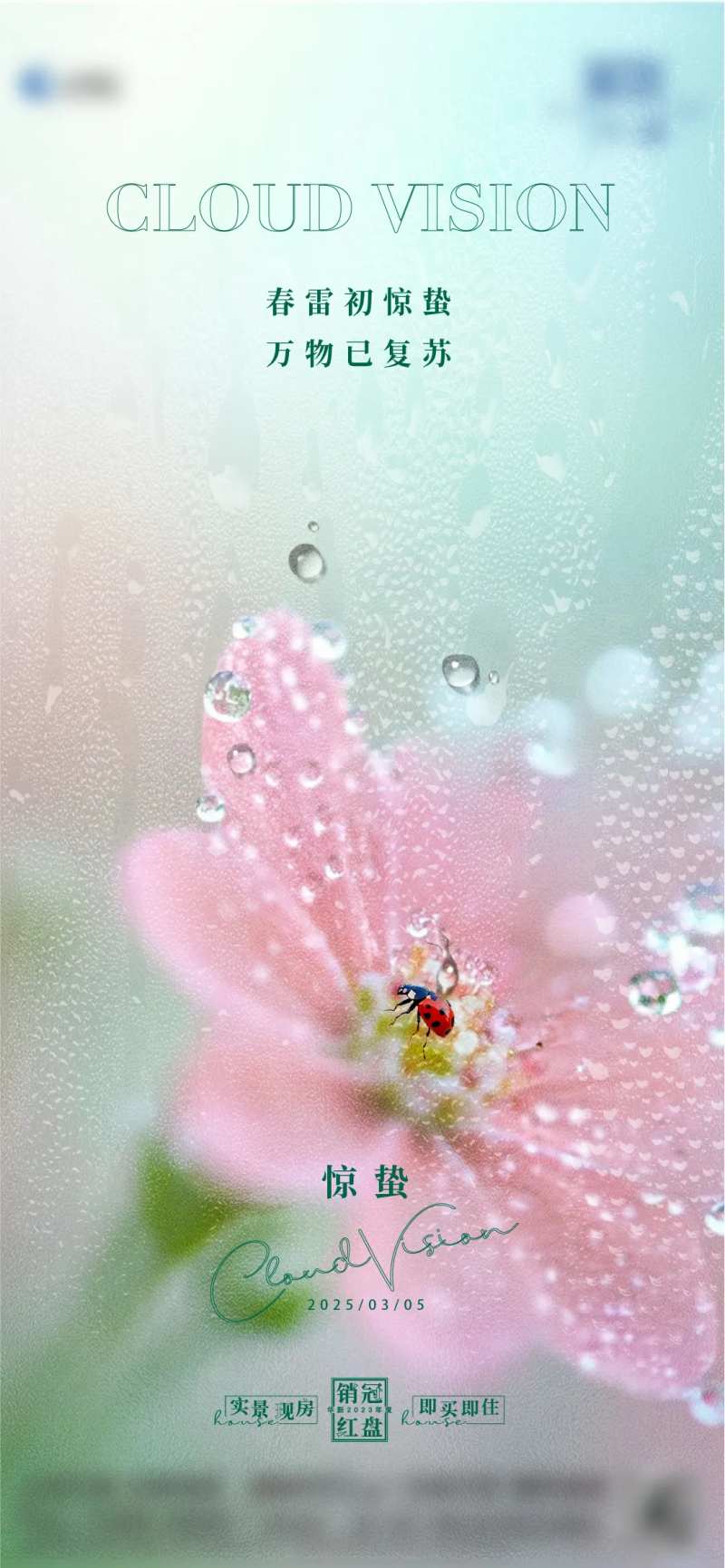 惊蛰节气弥散海报-采灵感-cailinggan.com