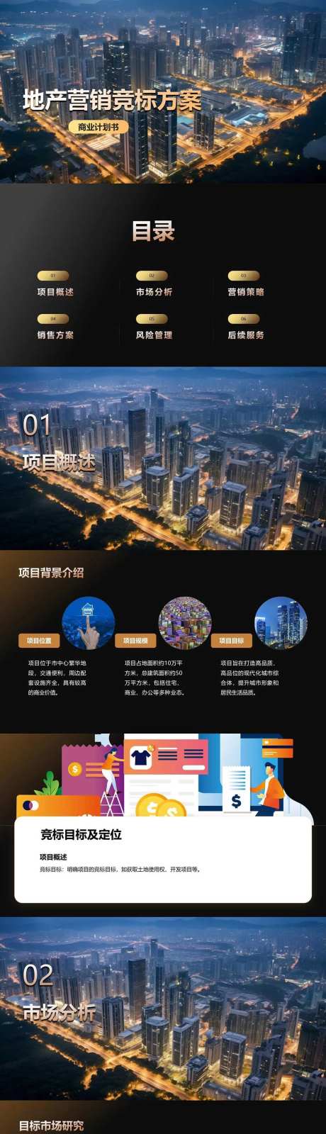 地产营销竞标方案PPT -采灵感-https://www.cailinggan.com/