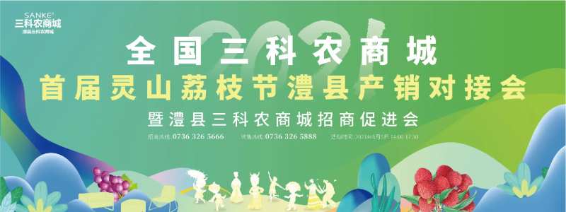 荔枝节暨招商促进会展板主画面-采灵感-cailinggan.com