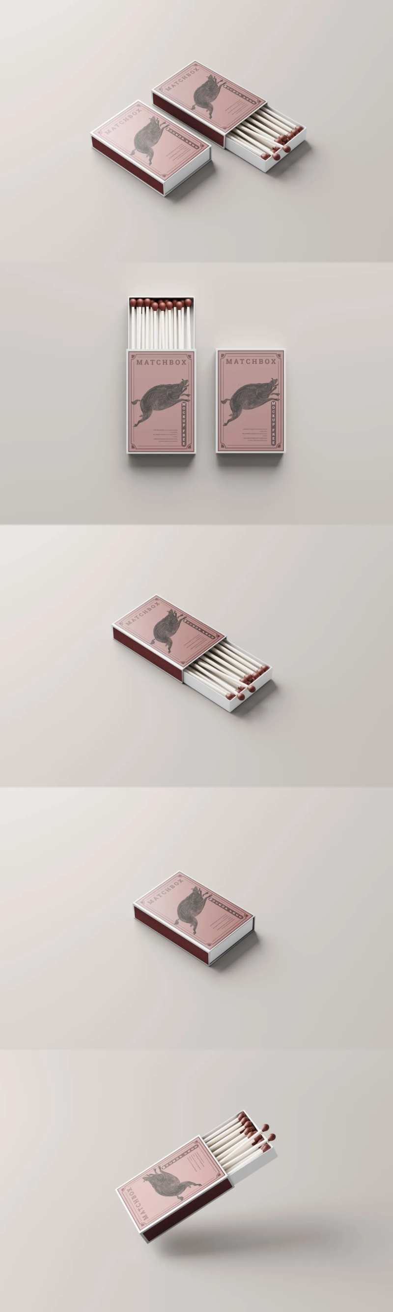 抽屉式火柴盒样机设计-采灵感-cailinggan.com