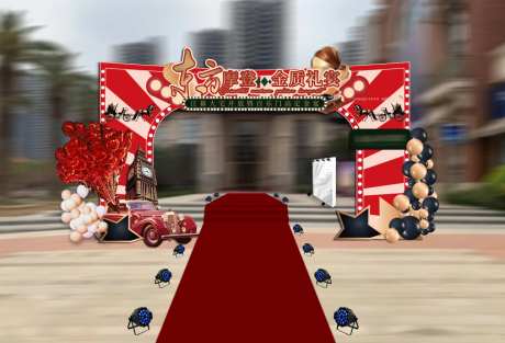 摩登怀旧复古门头及输出稿-采灵感-https://www.cailinggan.com/