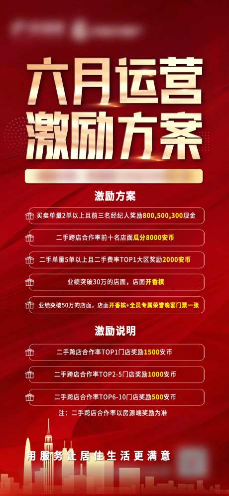 六月运营激励方案红金海报-采灵感-https://www.cailinggan.com/
