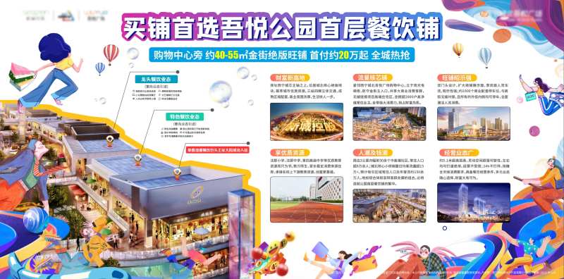 商业金街业态灯箱海报展板-采灵感-cailinggan.com