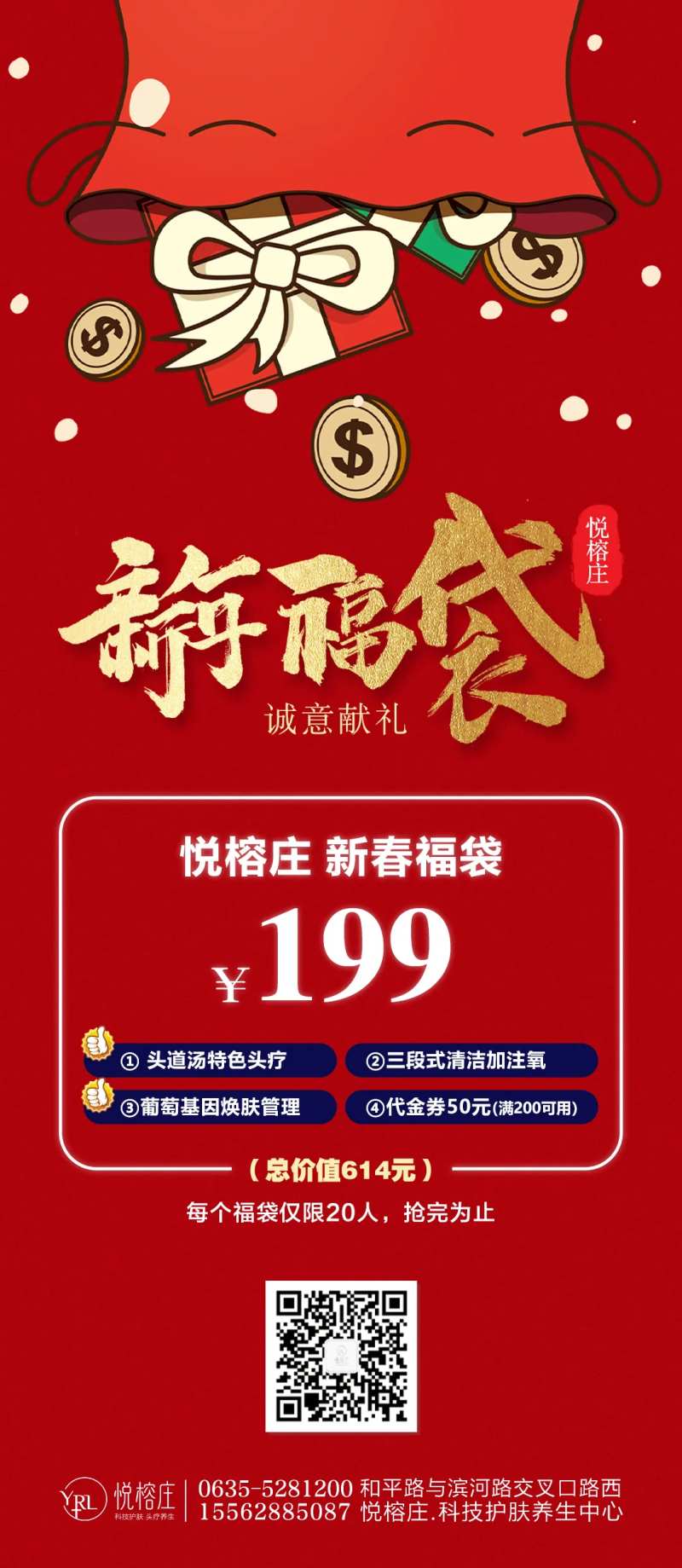 新年福袋海报-采灵感-cailinggan.com