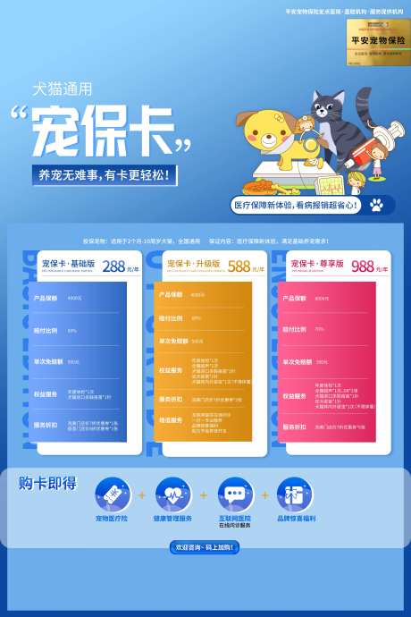 宠保卡宠物机构活动海报-采灵感-https://www.cailinggan.com/