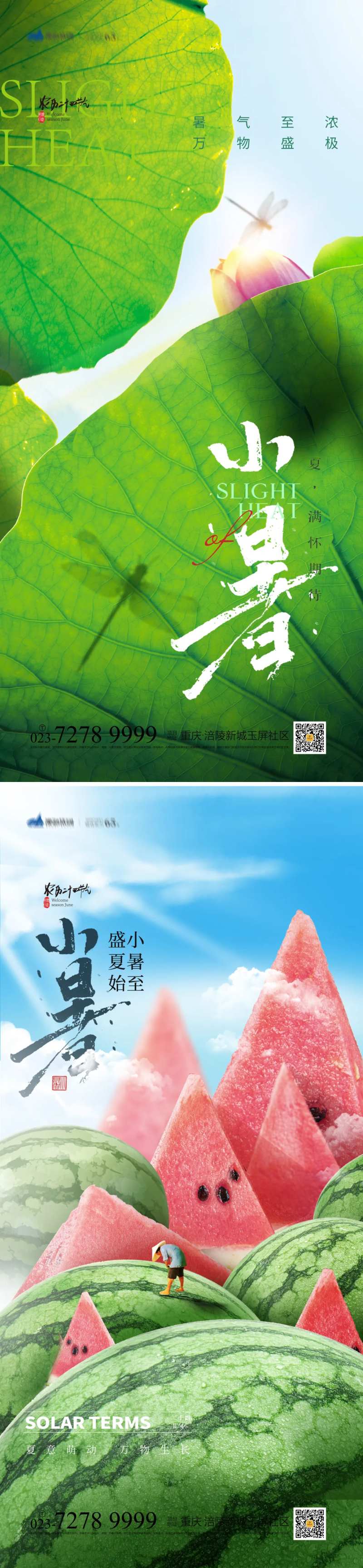 小署节气海报-采灵感-cailinggan.com
